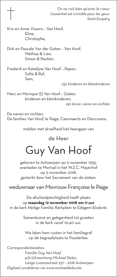 Guy Van Hoof
