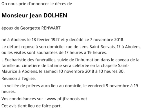 Jean DOLHEN