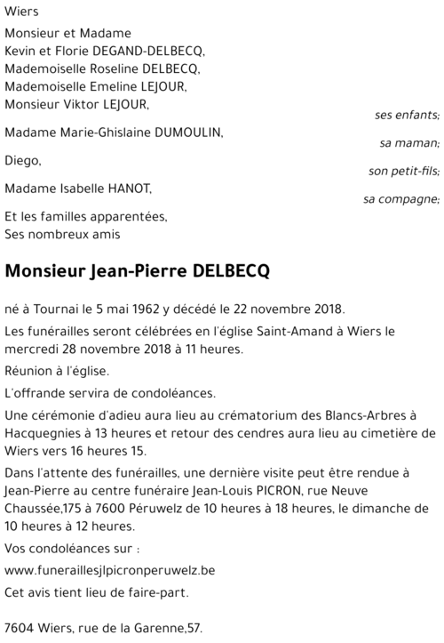Jean-Pierre DELBECQ