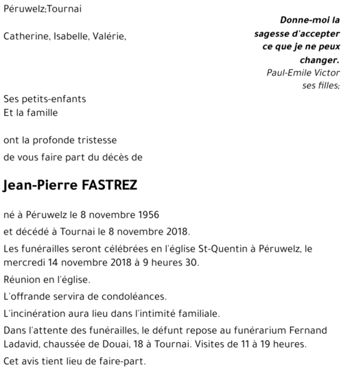 Jean-Pierre FASTREZ