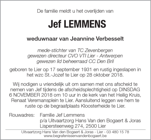 Jef Lemmens