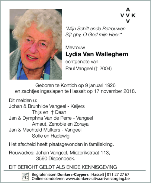Lydia Van Walleghem