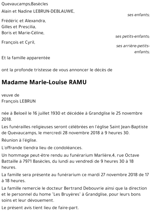 Marie-Louise Ramu