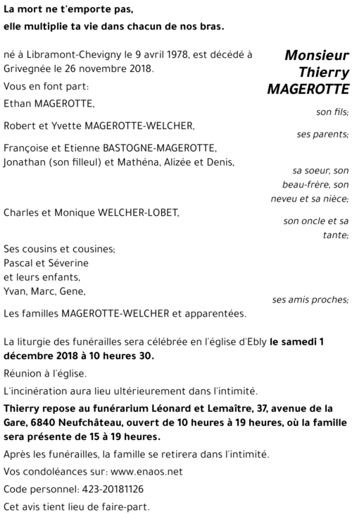 Thierry MAGEROTTE