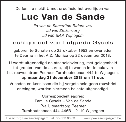 Luc Van de Sande