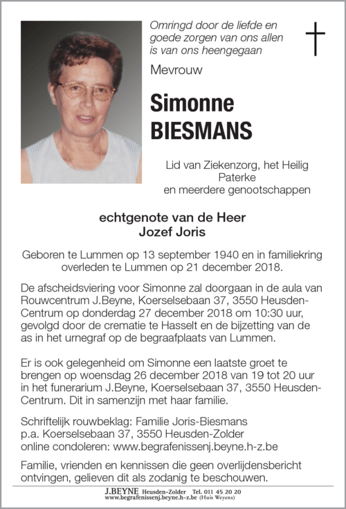 Simonne Biesmans