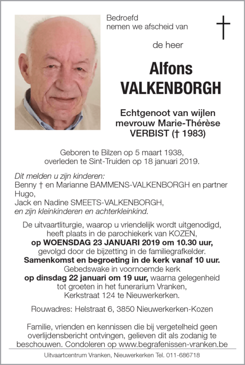 Alfons VALKENBORGH