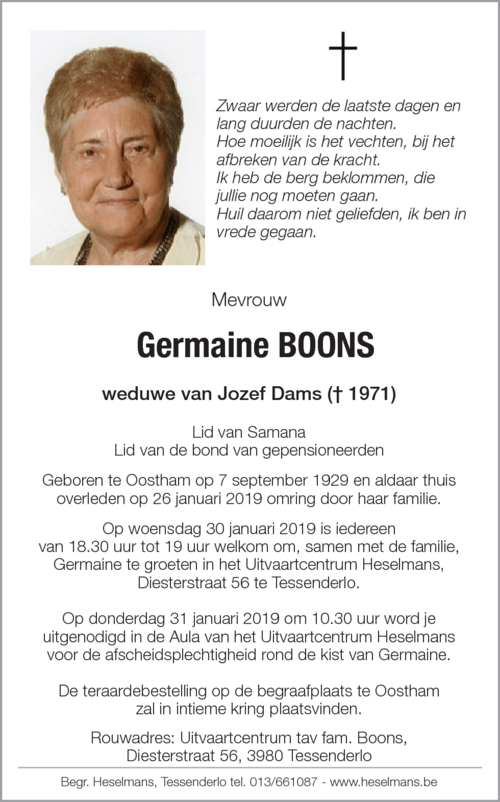 Germaine Boons