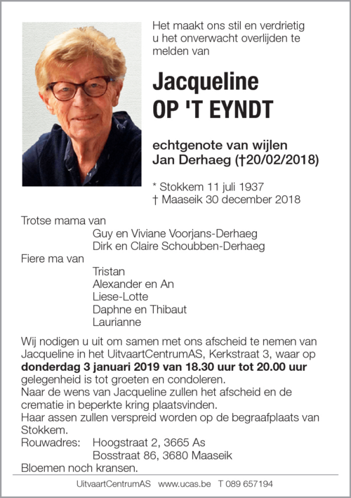 Jacqueline Op 't Eyndt