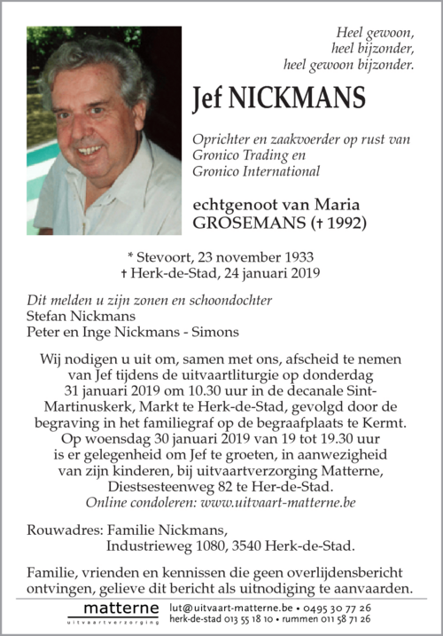 Jef Nickmans