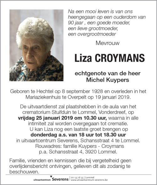 Liza Croymans