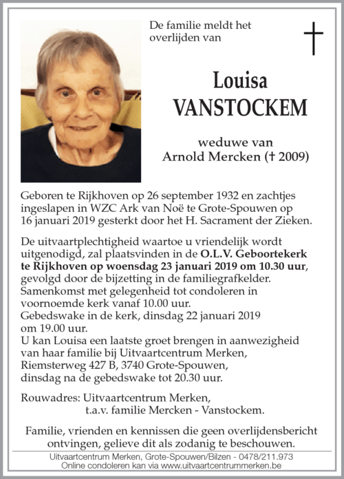 Louisa Vanstockem