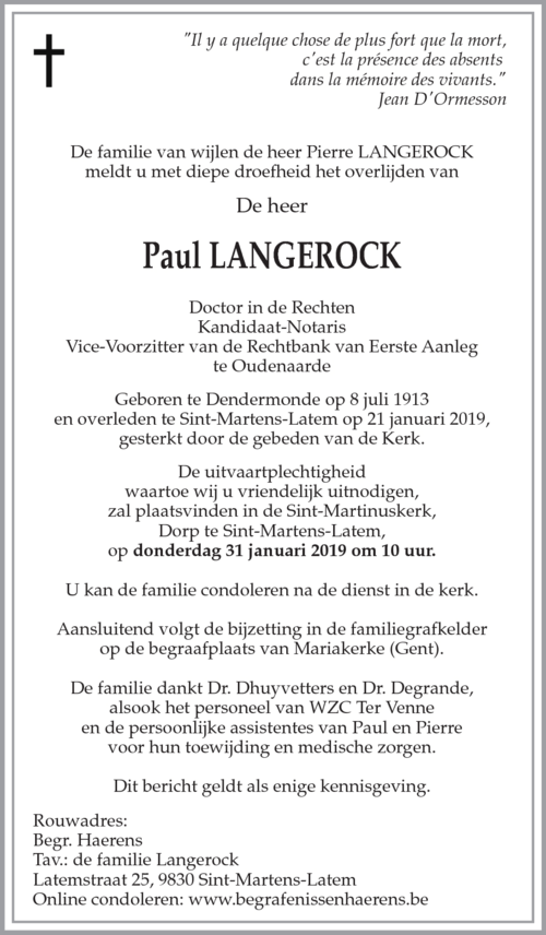 Paul Langerock