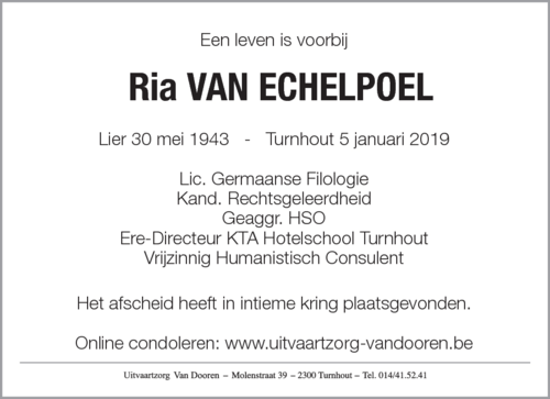 Ria Van Echelpoel