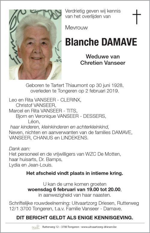 Blanche Damave
