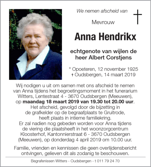 Anna Hendrikx