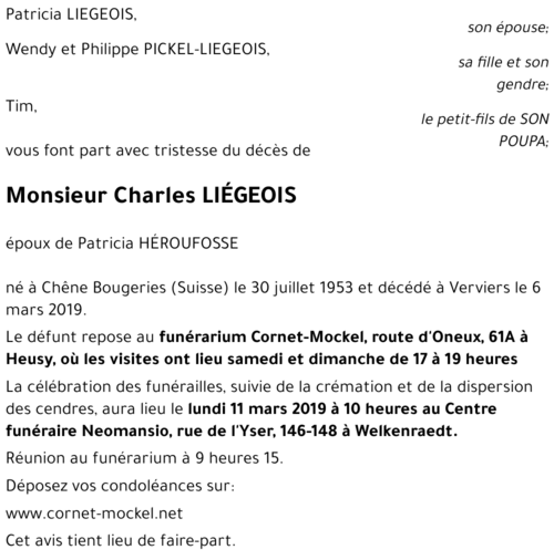 Charles LIÉGEOIS