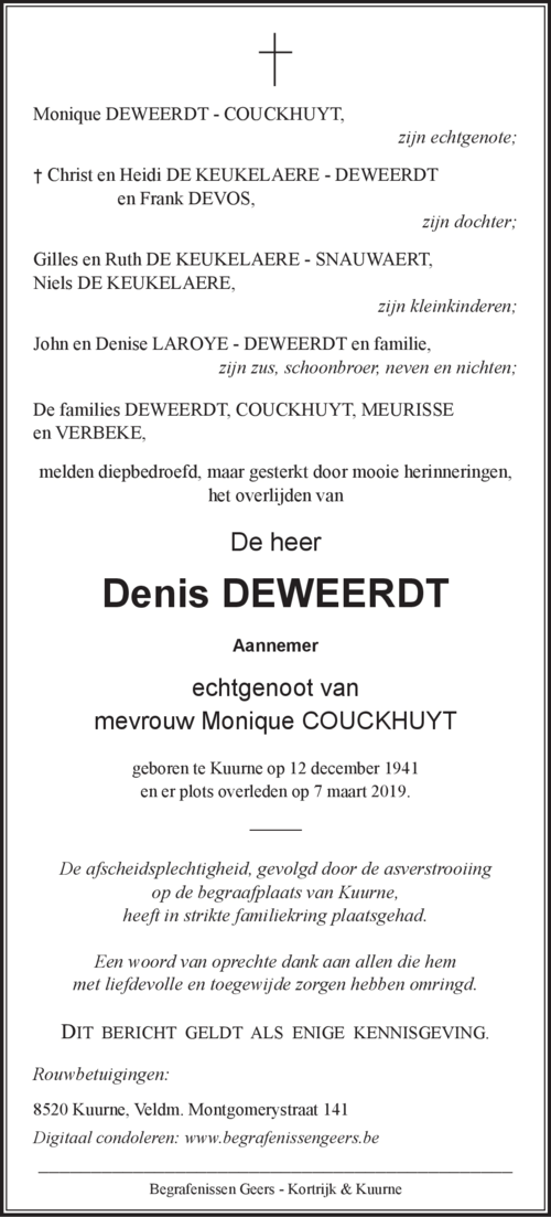 Denis DEWEERDT