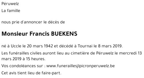 Francis BUEKENS