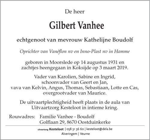 Gilbert Vanhee