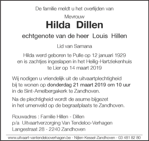 Hilda Dillen