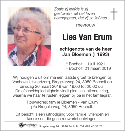 Lies Van Erum
