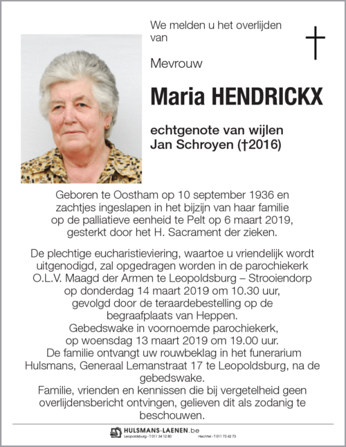 Maria Hendrickx