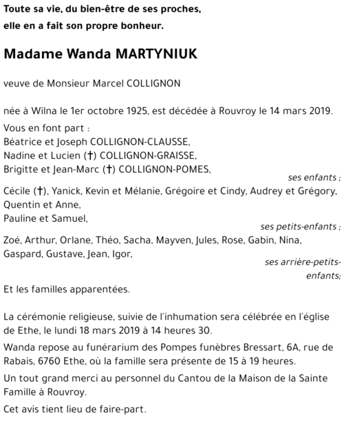 Wanda MARTYNIUK 