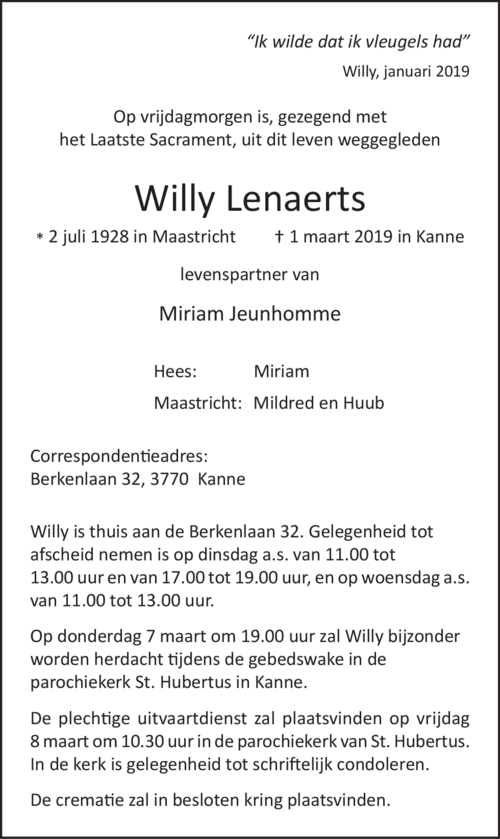 Willy Lenaerts