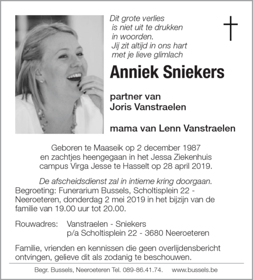 Anniek SNIEKERS