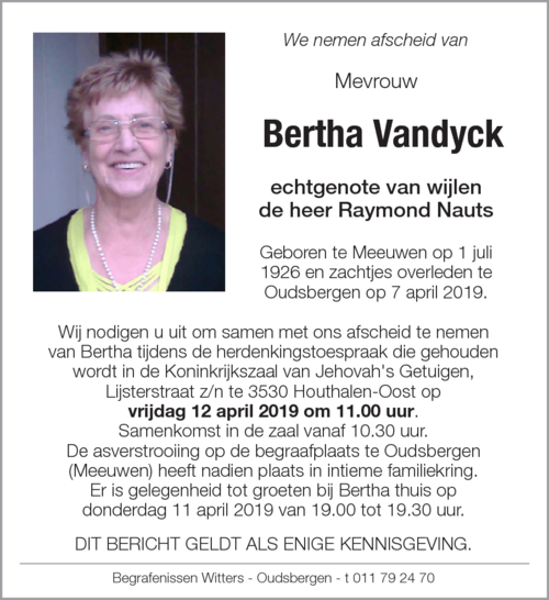 Bertha Vandyck