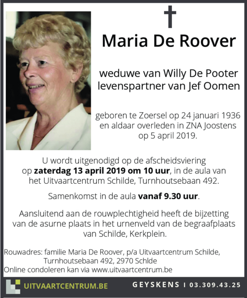 Maria De Roover