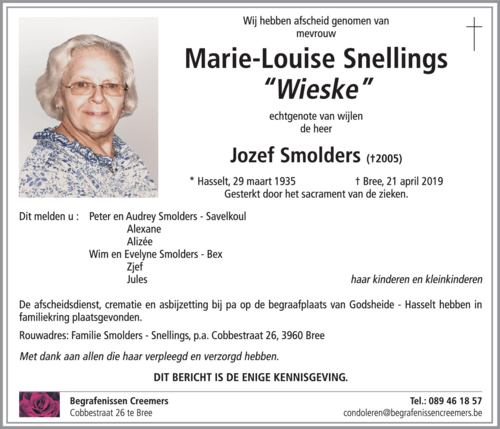 Marie-Louise Snellings