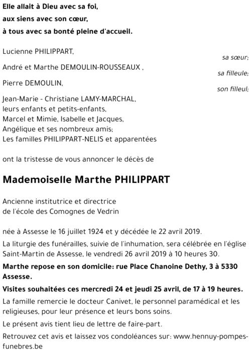Marthe PHILIPPART