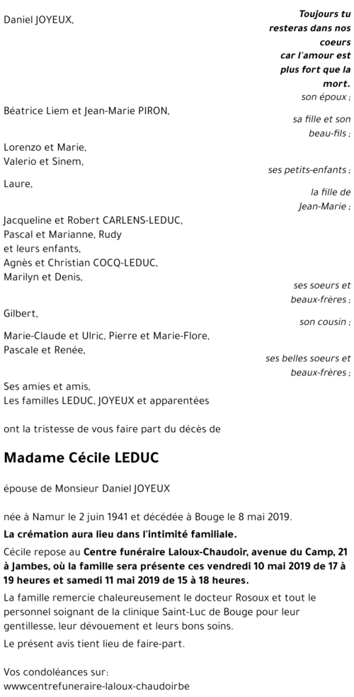 Cécile LEDUC