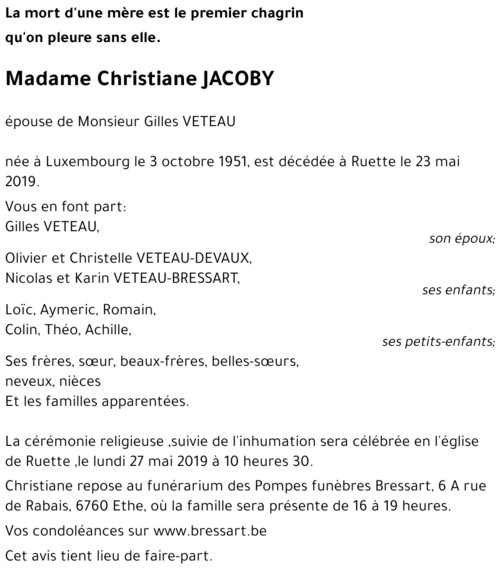 Christiane JACOBY 