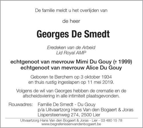 Georges De Smedt