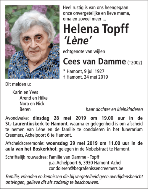 Helena Theresia J. Topff