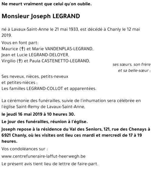 Jean-Joseph LEGRAND