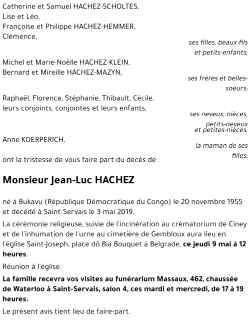 Jean-Luc HACHEZ