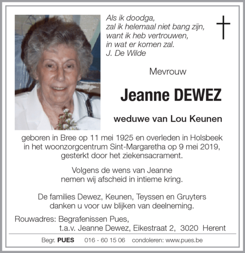 Jeanne Dewez