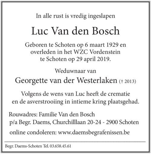 Luc Van den Bosch