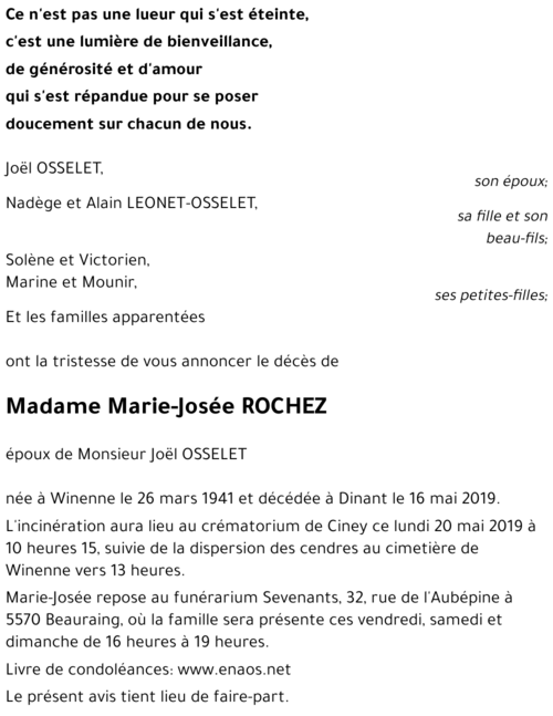 Marie-Josée ROCHEZ