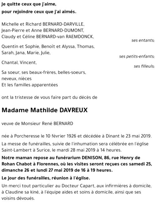 Mathilde DAVREUX