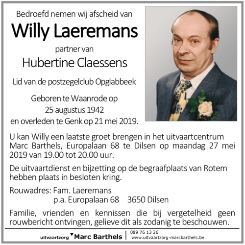 Willy Laeremans