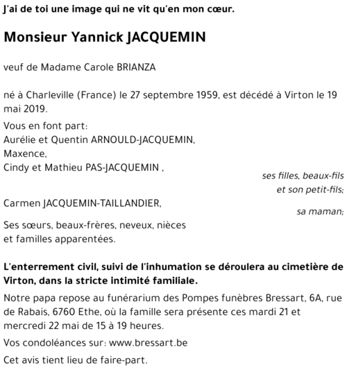 Yannick JACQUEMIN 