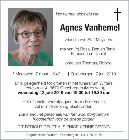 Agnes Vanhemel