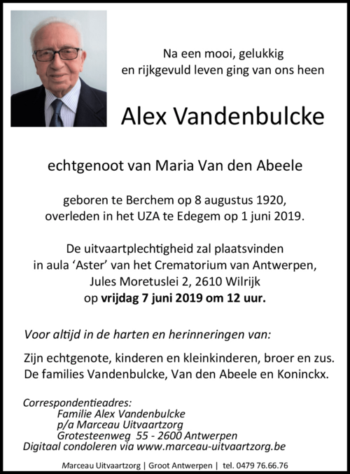 Alexander Vandenbulcke
