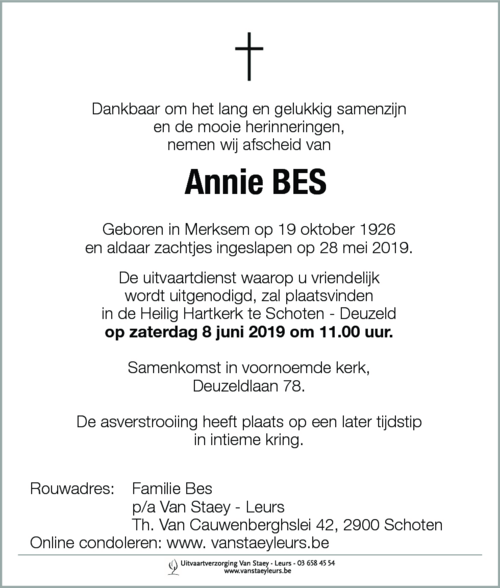 Annie Bes