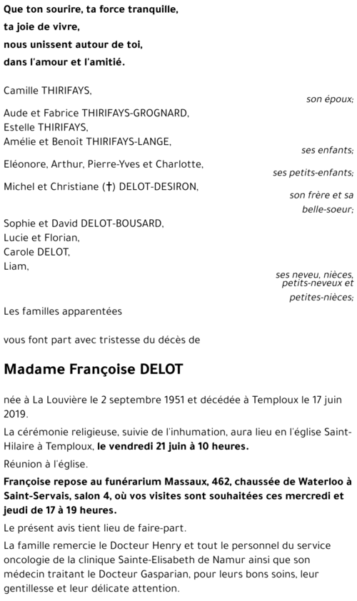 Françoise DELOT